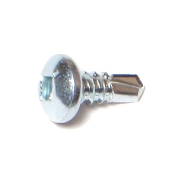 Midwest Fastener Self-Drilling Screw, #10 x 1/2 in, Zinc Plated Steel Pan Head Square Drive, 100 PK 08810 - main